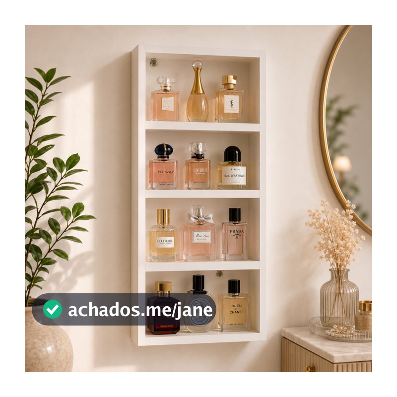 Expositor De Perfumes Prateleira Para Perfumes E Esmaltes e Maquiagem Expositor de Parede Nicho