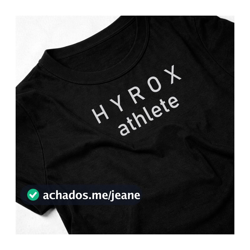 Regata Camiseta Oversized Hyrox Esporte Hibrido Hybrid Athlete Academia Musculção 100% Algodão Unissex Premium