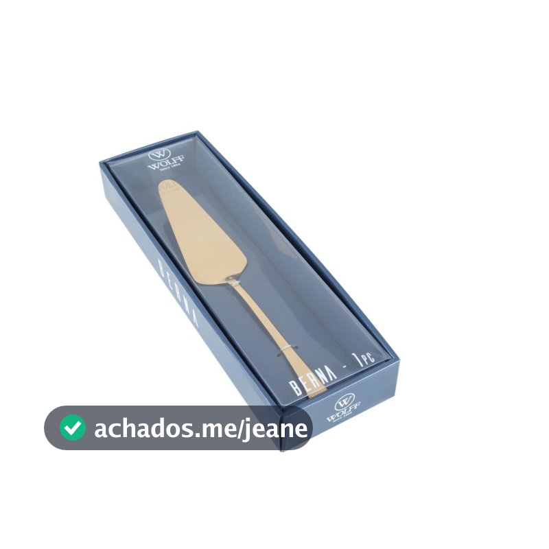 Espátula para Servir Wolff Berna de Aço Inox Dourado