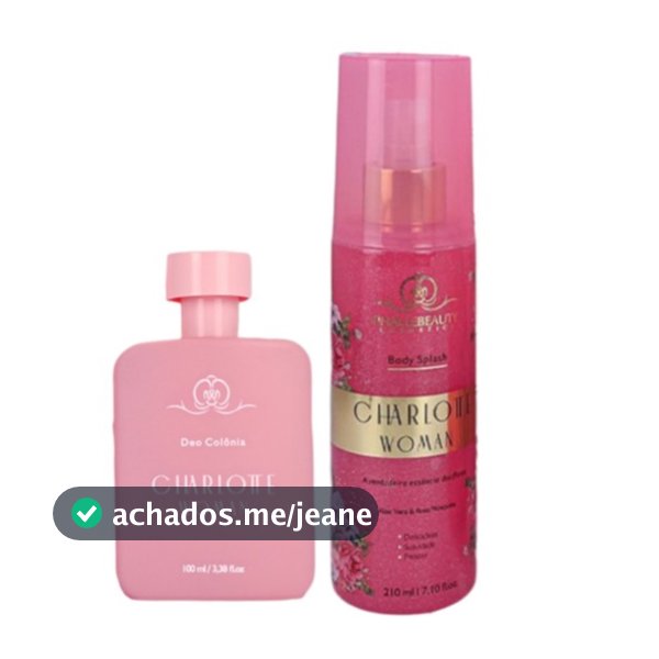 Kit Deo Colônia Charlotte + Body Splash Charlotte