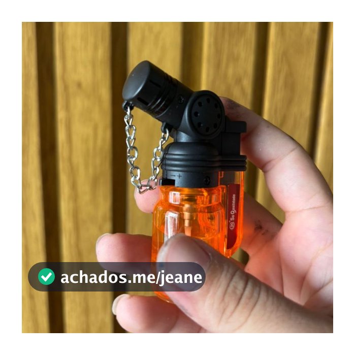 Mini Macarico Portatil Recarregavel Controle Chama ( Pode ser recarregada várias vezes)