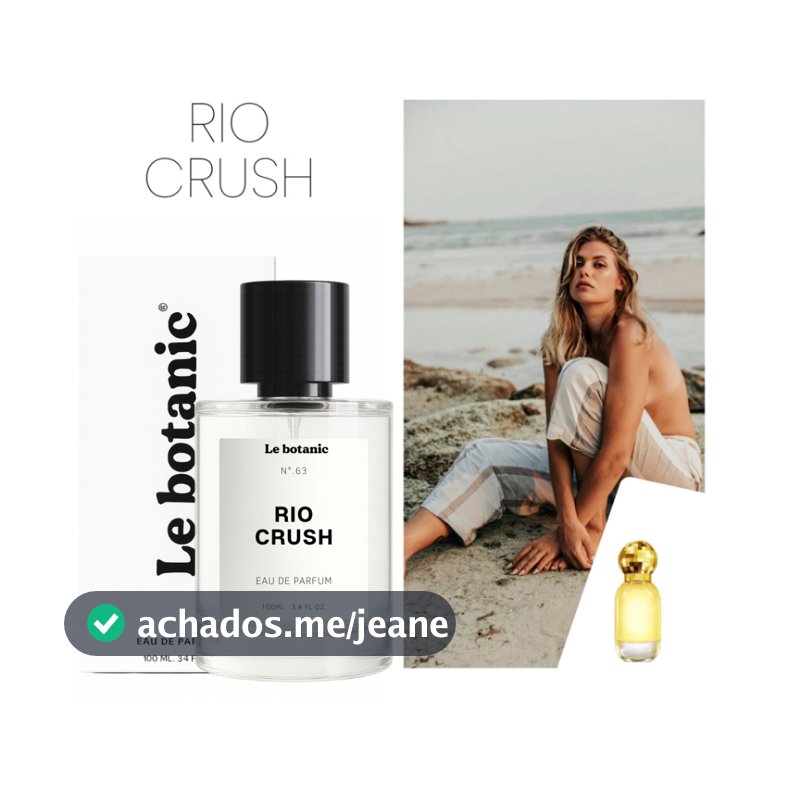 Perfume Rio Crush - Le botanic - EDP - Travel Size - Alta Fixação
