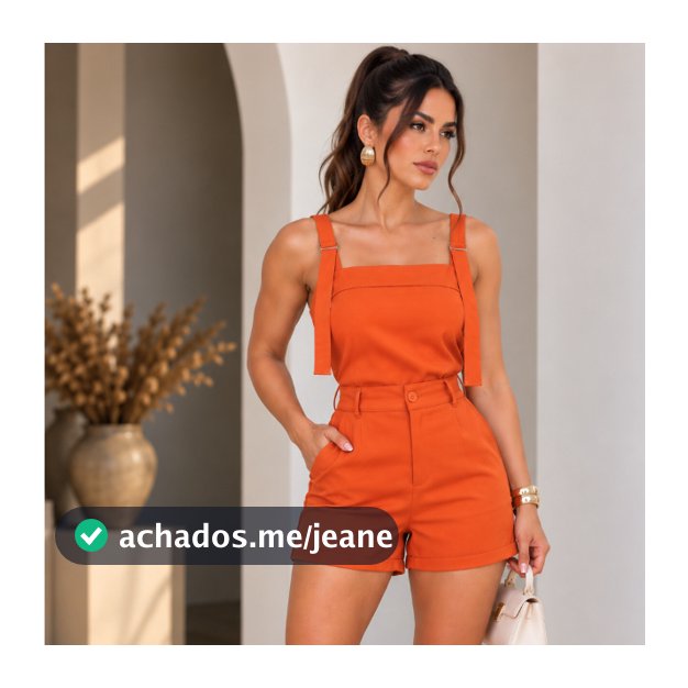 Blusa feminina com Conjunto Feminino e Regata com Fivela e  Shorts de  Alfaiataria Casual Chic Verão
