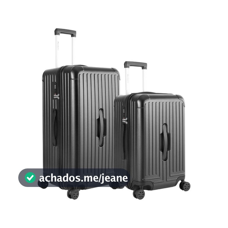 Kit Mala Baú trunk executiva Premium jogo de mala malas de viagem Abs Tsa mala estilo Rimowa