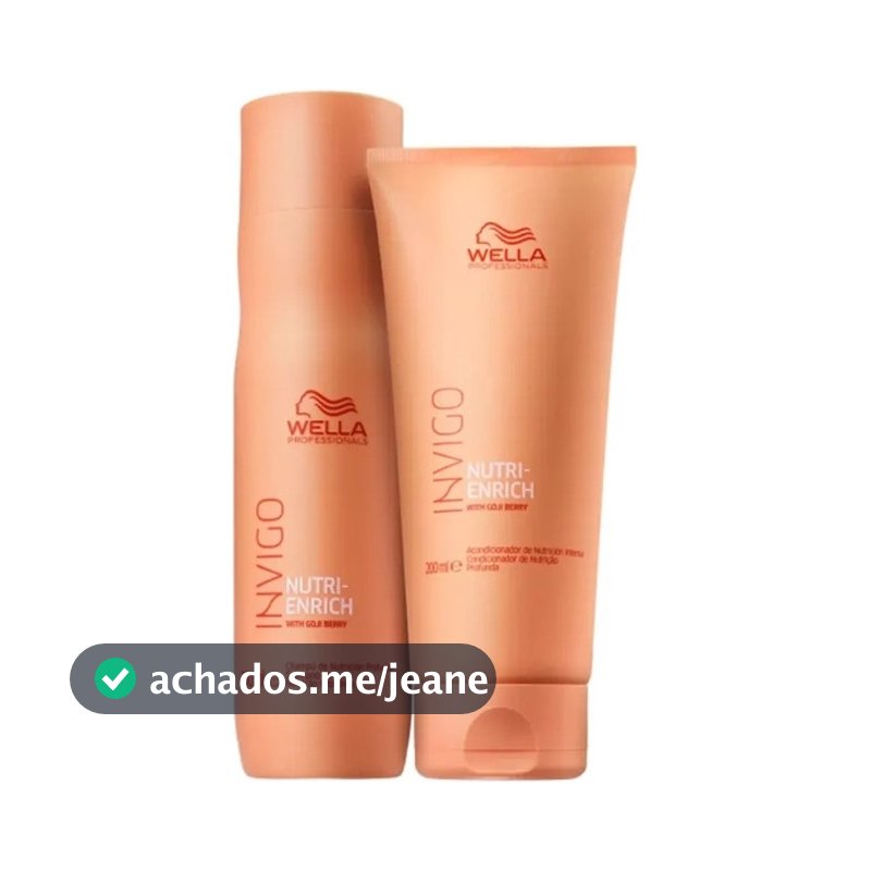 Wella Professionals Shampoo E Condicionador Nutri Enrich