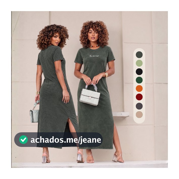 Vestido Elegante Midi Com Manga Soltinho Romântico Luxo Festa Tendência Chic Estampado Puff 100% Algodão Evangélico