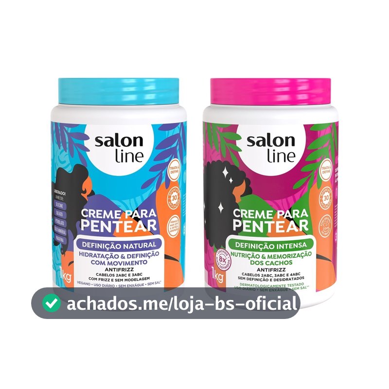 Kit Definição Natural e Intensa com 2 Cremes para Pentear