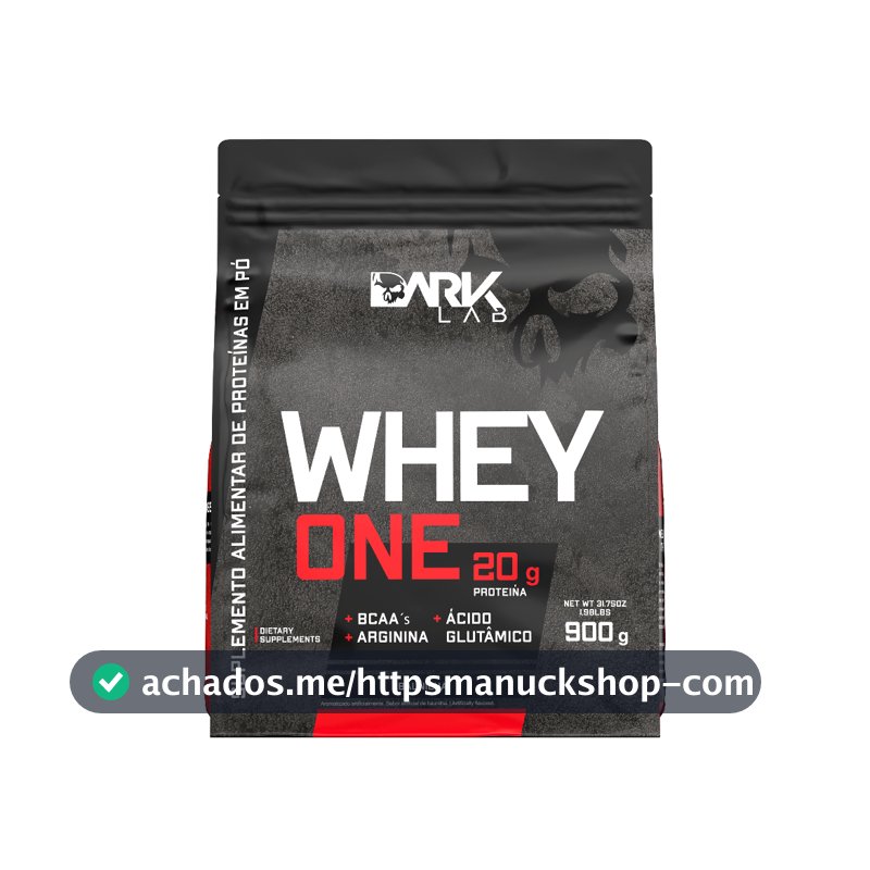 Whey Protein One Refil 900g Dark Lab - Proteina com BCAA, Glutamina, Arginina