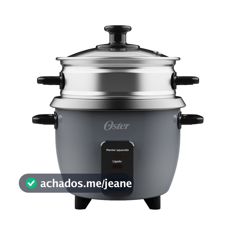Panela Elétrica de Arroz 0,6L Oster Grafite