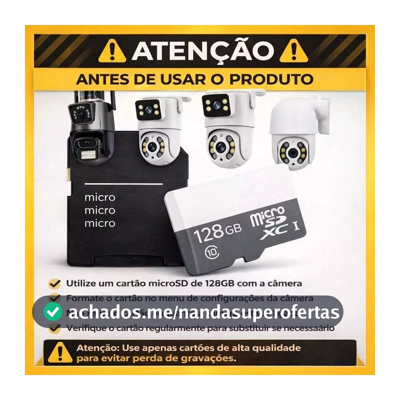 Cartão de Memória MicroSD Classe 10 Ultra – 16GB e 128GB para Monitoramento e Câmeras de Segurança   100% original