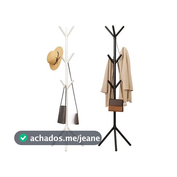 Cabideiro de Chão 9 Ganchos Organizador para Roupas Mancebo Desmontável