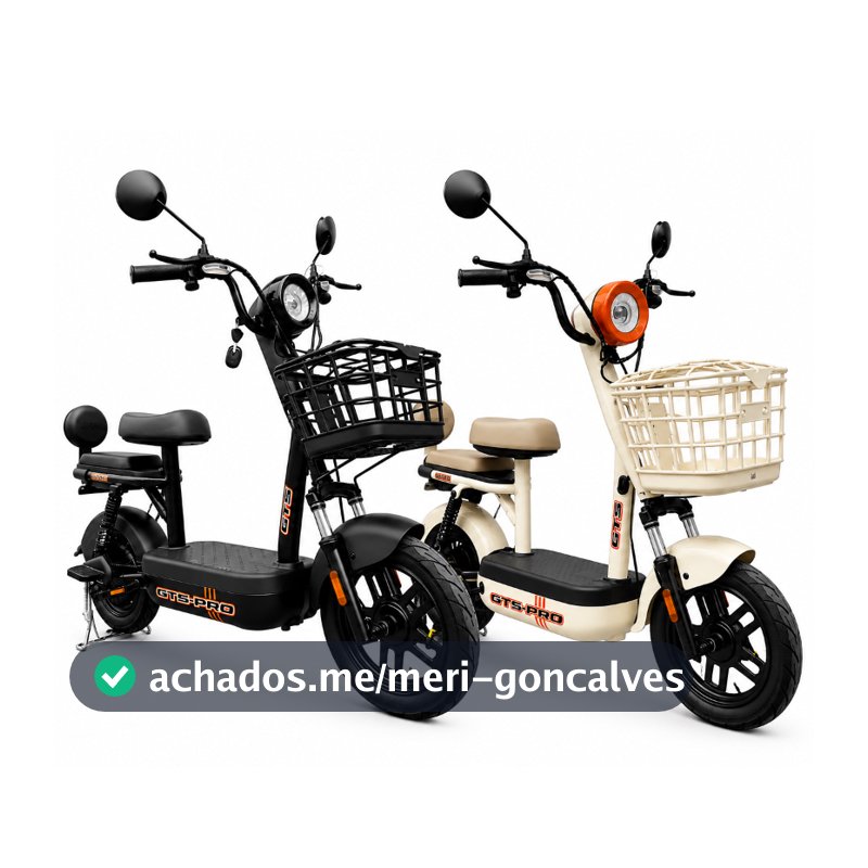 Scooter Elétrica GTS Pro 500W 32km/h Com Cesta