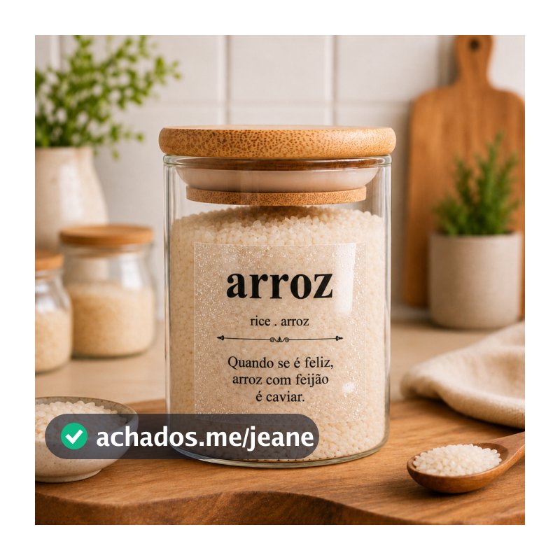 Kit 42 Adesivos Para Mantimentos Potes de Cozinha 7x7cm Modelo Dicionário Divertido Vinil Transparen