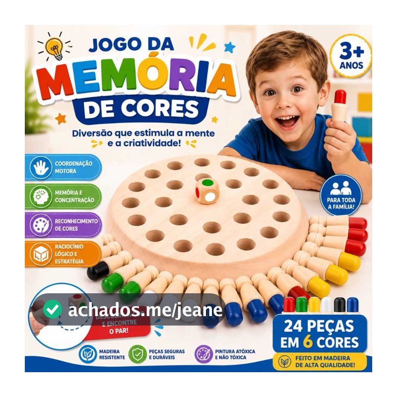 Jogos De Aprendizagem De  Memória Em Madeira Brinquedos Educativos De Memória Xadrez Para  Treinamento De  Atenção