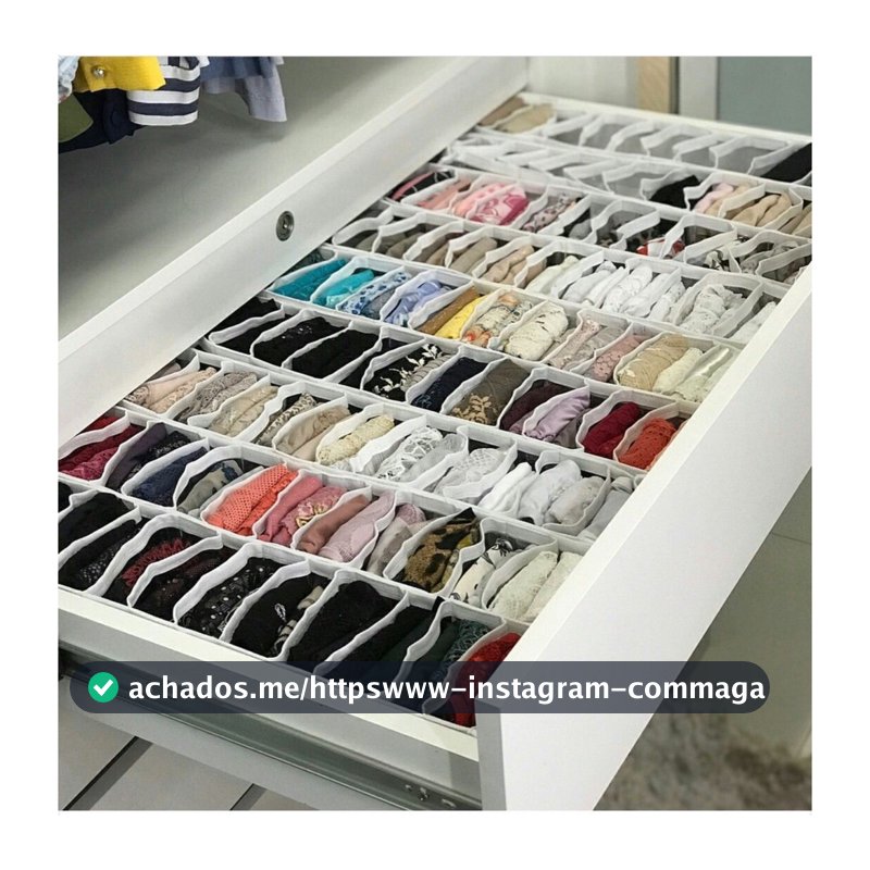 Colmeia Organizadora divisórias Branco "PP - P - M - G " - PROMOÇÃO - Organizador de Guarda Roupas - Comprei Organizei!