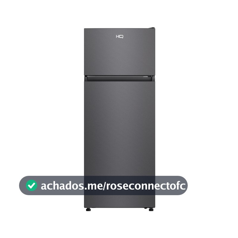 Geladeira Refrigerador HQ Defrost 230 Litros Preto HQ-230RDFS