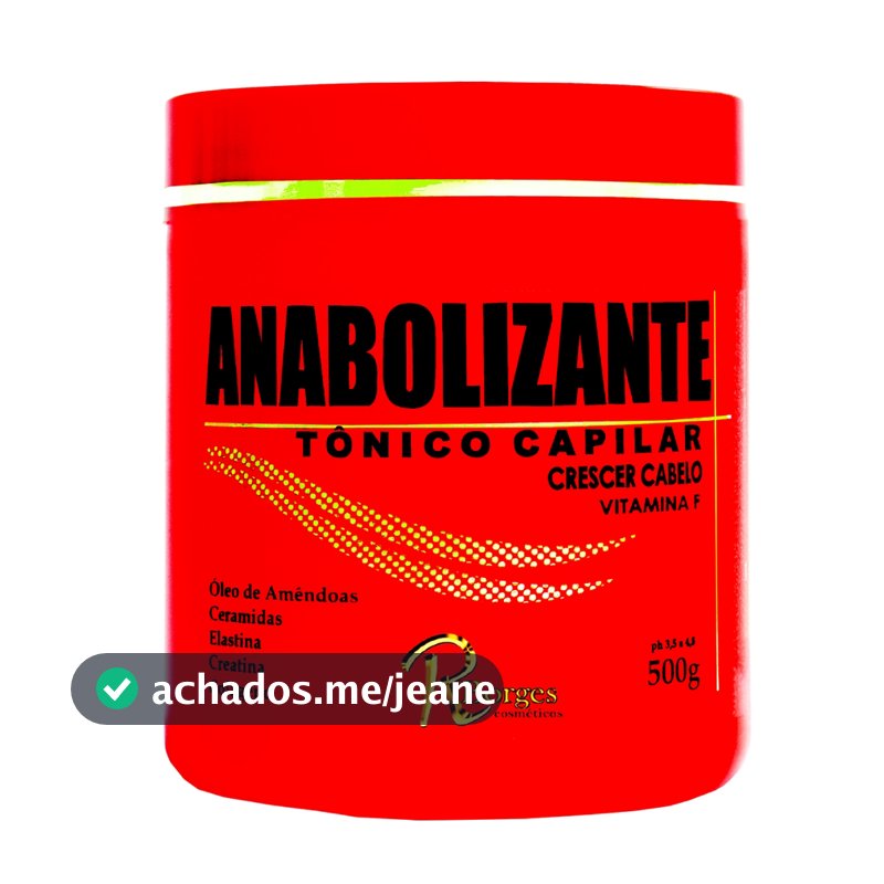 Anabolizante Cabelo Liso Cabelo Cacheado Melhor Creme Crescer Cabelo Rápido 500Gr