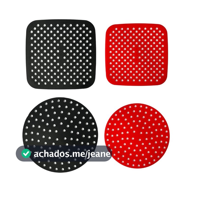 Tapete Fryer Anti Aderente De Silicone Para Air Fryers/Tapete Silicone Para Forrar Airfryer Fritadeira Elétrica