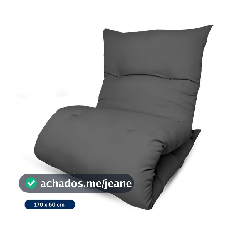 Colchonete Futon Solteiro 170x60x9cm Almofada Pallets espriguiçadeiras Sofá chão