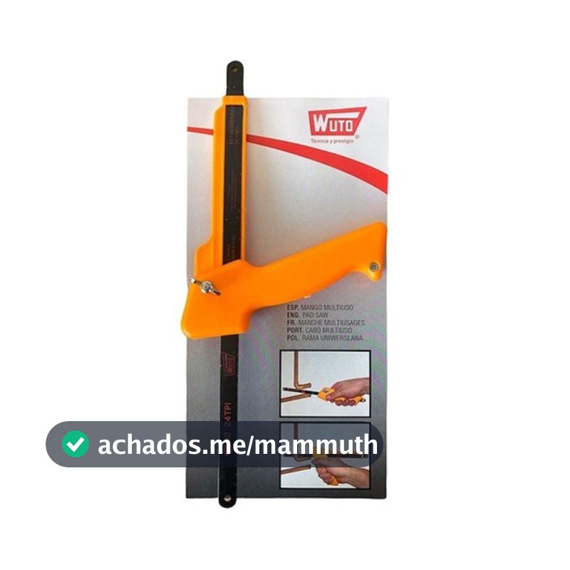 ARCO DE SERRA BRICOLAGEM MULTIUSO 12 300X060MM 2507BL WUTO