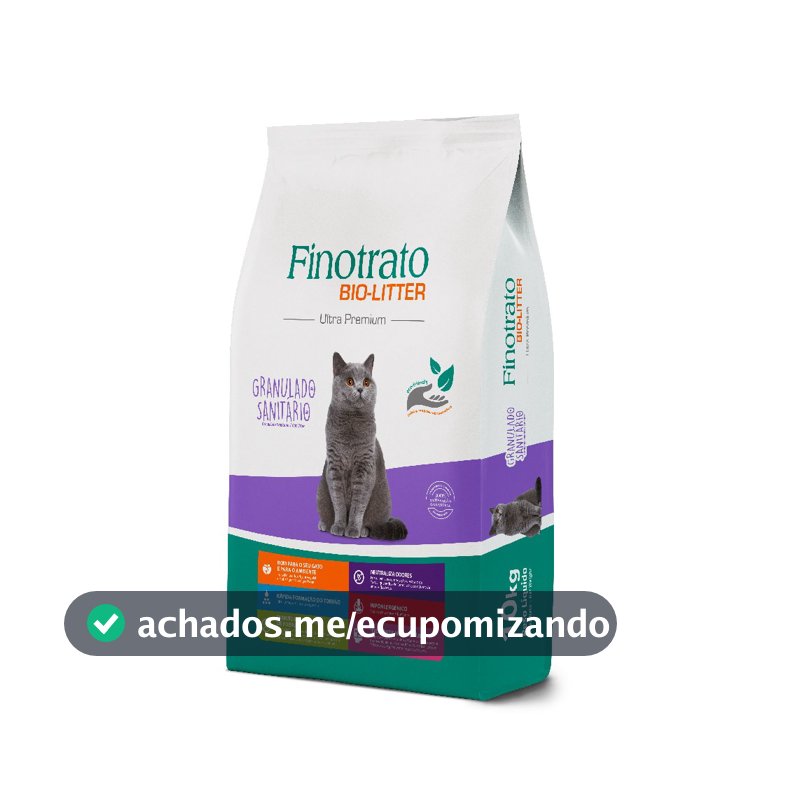 Finotrato Bio-litter Granulado Sanitário Ultra Premium para Gatos 10kg