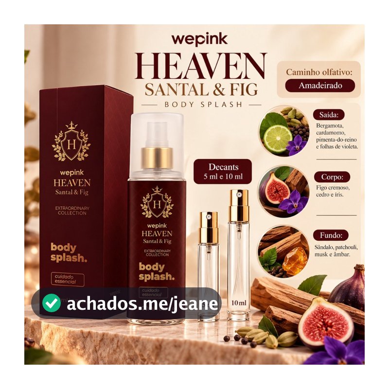 Body Splash Heaven Santal  - Wepink Original!