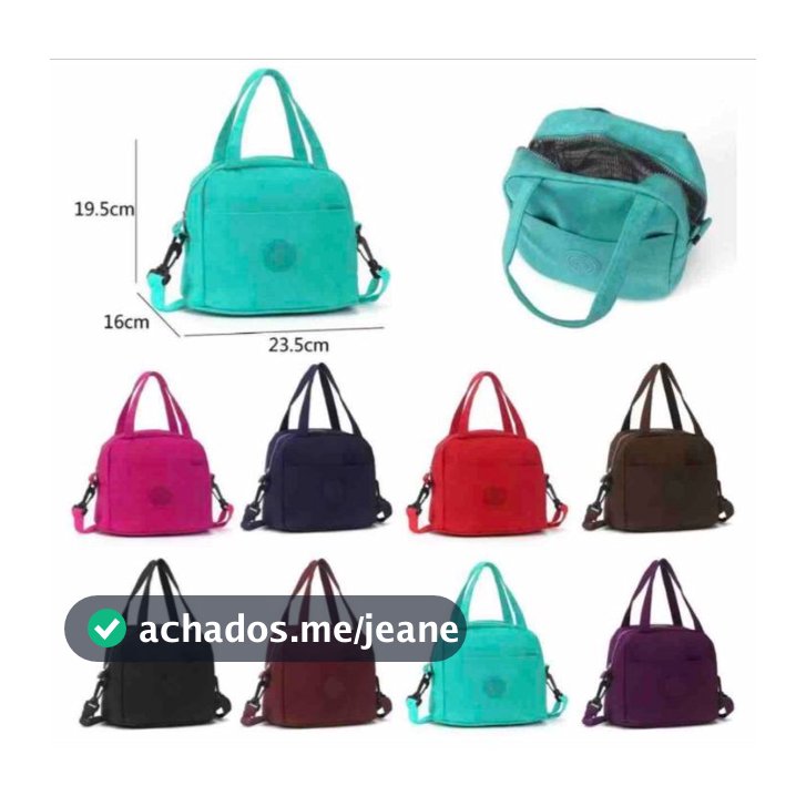 Lancheira Térmica Compacta Bolsa Marmita Refeição Almoço – Ideal para Escola ou Escritório