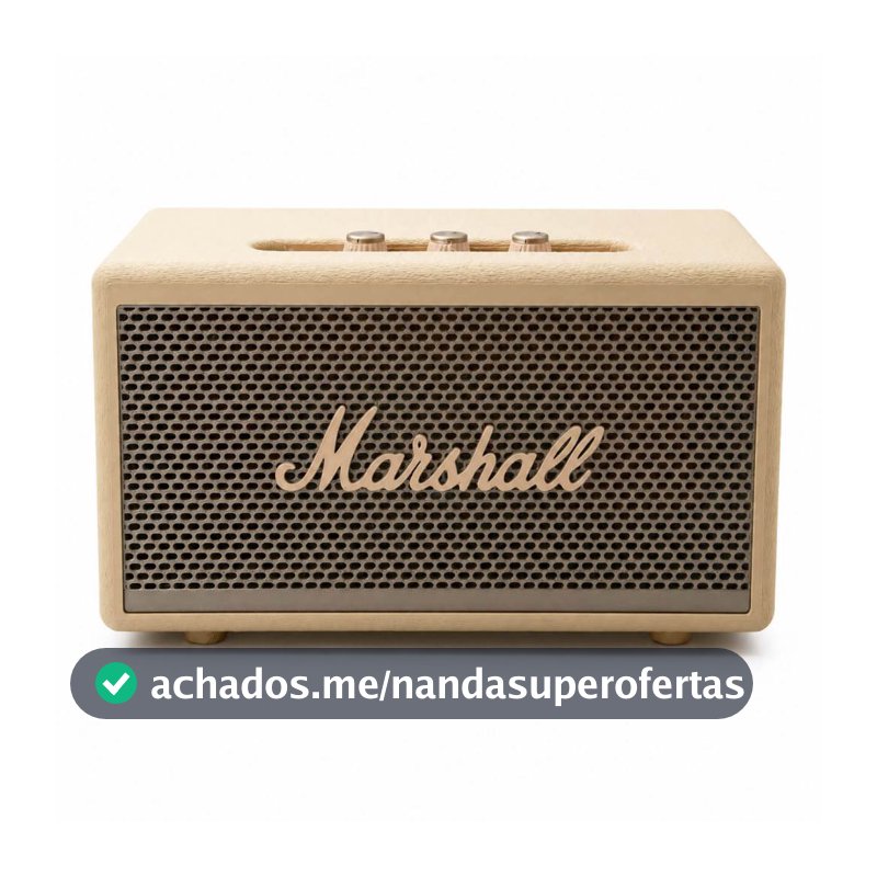 Suporte Alexa Retro Marshall Bege