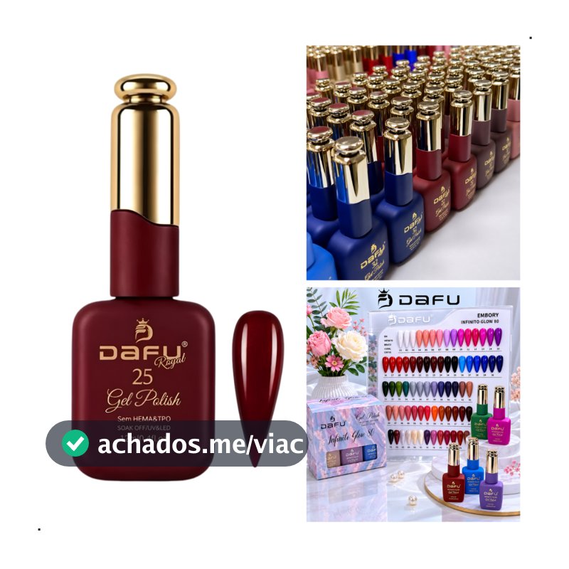 Esmalte em Gel Dafu 12ml Coleção Infinito Glow Lançamento Secagem UV LED Livres TPO/HEMA Nails Unhas