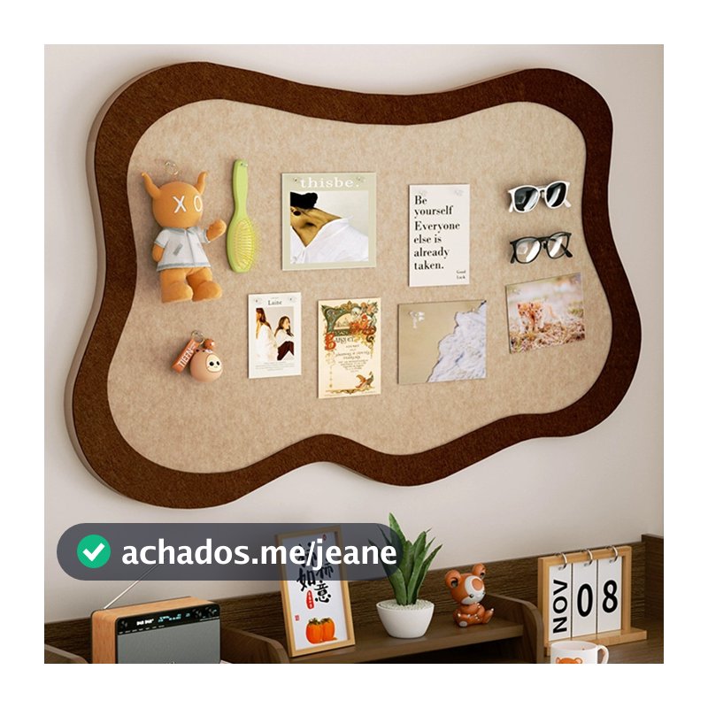 Placa de Feltro Irregular Estilo Ins Luxo Leve Sem Perfuração Estilo Möbius Decoração de Parede para Quarto Sala de Esta