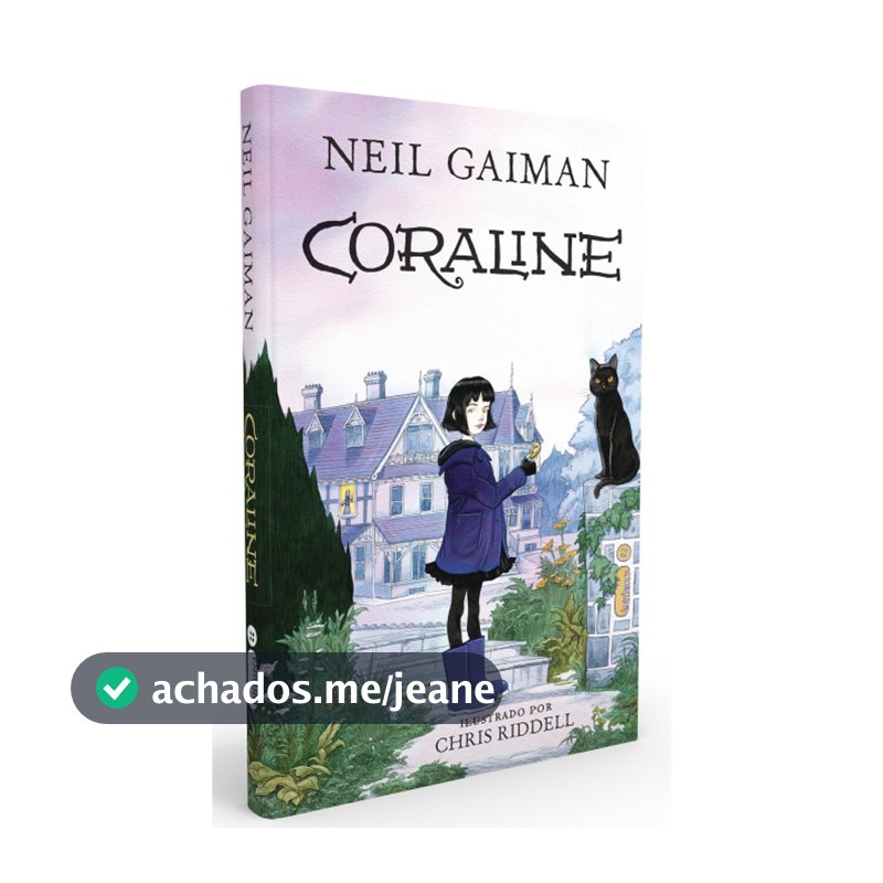 Livro Coraline (acompanha marcador de páginas personalizado do livro), por Neil Gaiman - Intrínseca