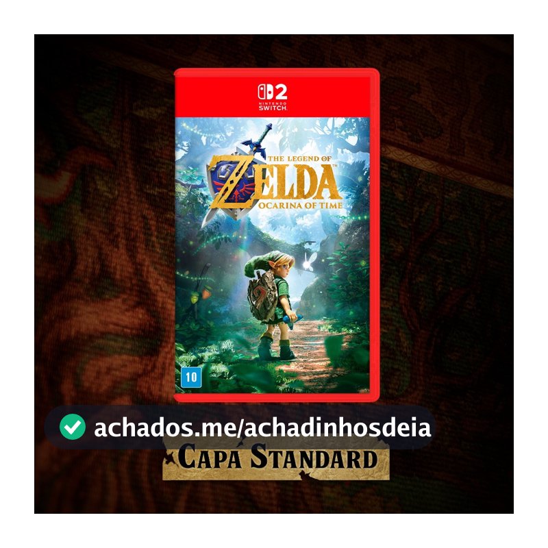 The Legend Of Zelda: Ocarina Of Time – Capa Regular – Nintendo Switch 2