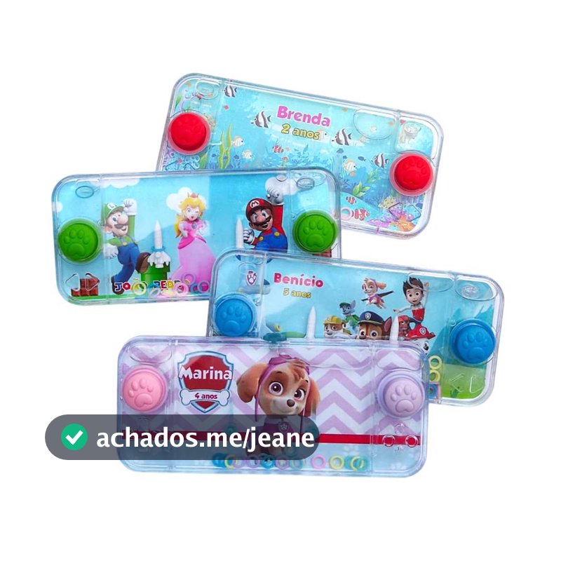 Kit 40 Aquaplay Personalizado com Temas Lembrancinhas personalizada Envio em 7 dias úteis