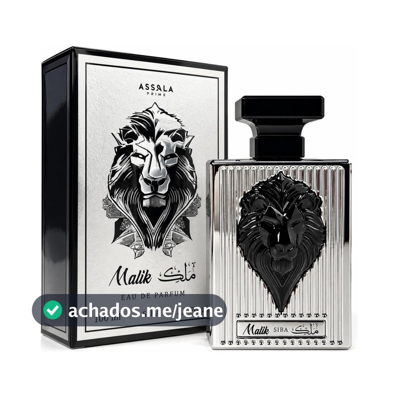 Perfume Unissex Malik Siba Assala Prime Eau de Parfum 100ml