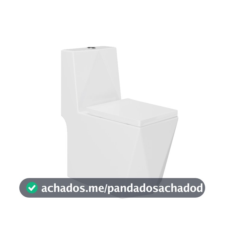 Vaso Sanitário Monobloco Cerâmica Modelo Diamante - VAB0005 Tubrax