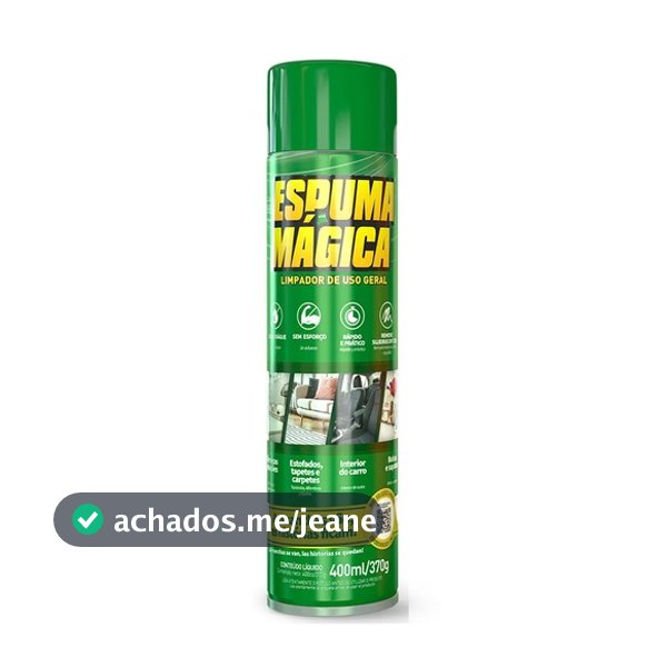 Espuma Mágica Proauto - Limpador De Uso Geral Remove Sujeiras Difíceis