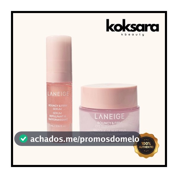 Laneige Bouncy & Firm sleeping Mask 3ml / Serum 5ml