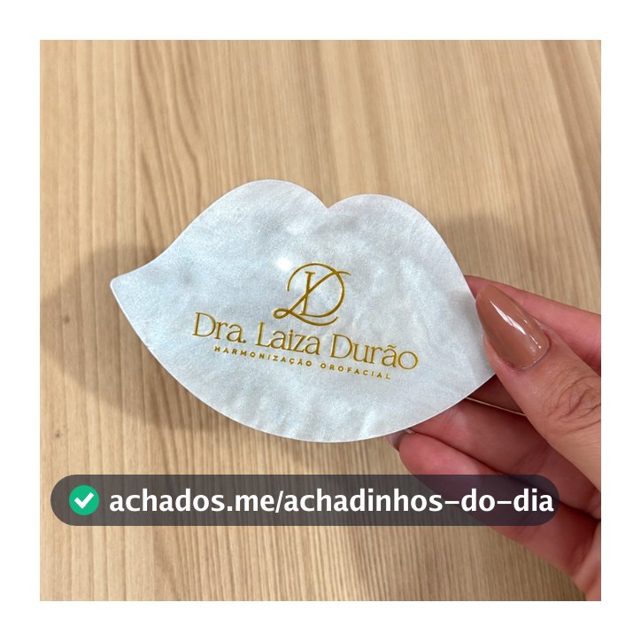 Espelho de bolsa KIT COM 10 formato MINI BOCA SEM CABO personalizado acrilico mimo beleza