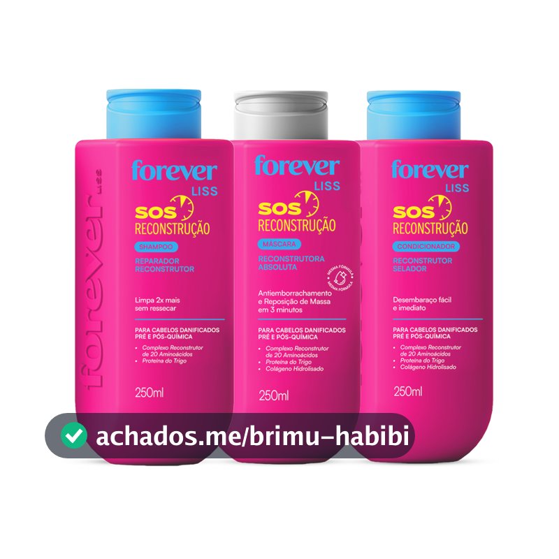 Kit SOS Reconstrução Forever Liss