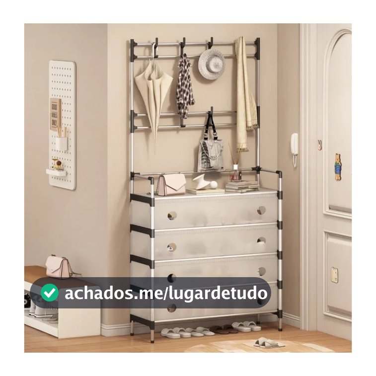 Sapateira 4/5/6 Andares Cabideiro Estante Multiuso para Roupas Sapatos Acessórios Altura Ajustável d