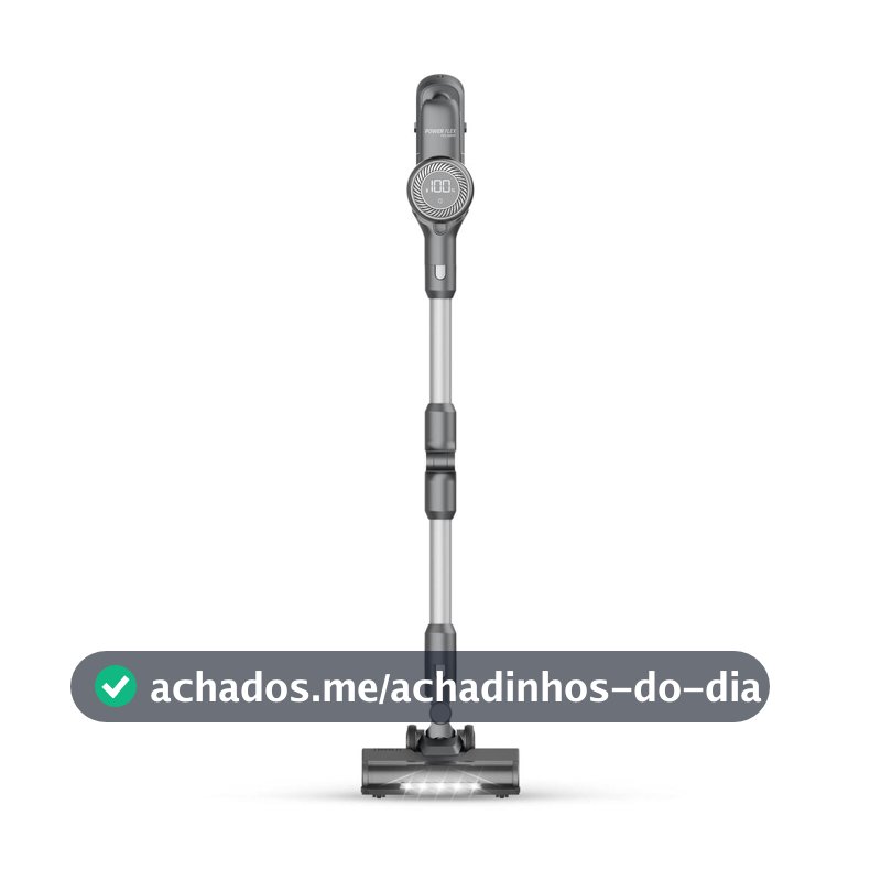 Aspirador de pó vertical sem fio 2 em 1 Power Flex Polishop
