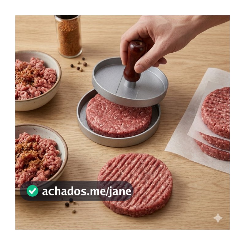 Molde De Hamburguer Caseiro Artesanal Multiuso 12cm