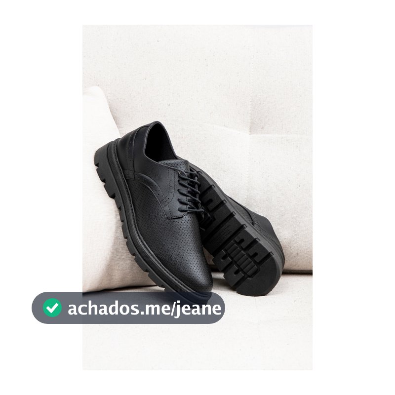 Sapato Social Masculino Form's Plataforma Oxford