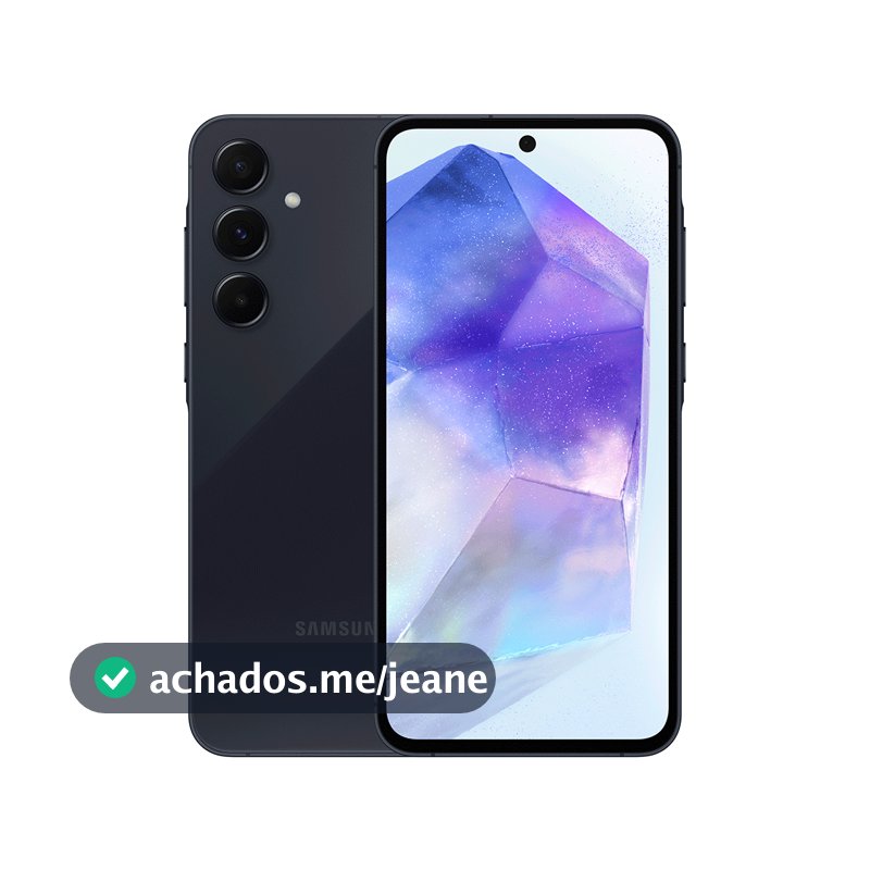 Smartphone Samsung Galaxy A55 5G, 128GB, 8GB RAM, Tela Super AMOLED 6.6" 120Hz - Vitrine