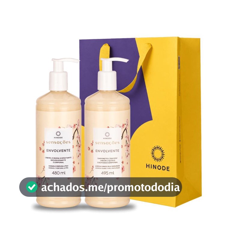 Kit Presente de Cuidados Corporais Sensações Envolvente