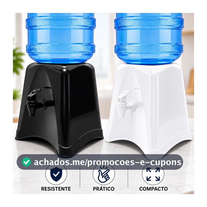 Suporte Para Água Mineral Plastico Base Para Galão Garrafão Compacto Resistente