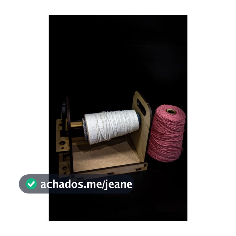 Porta cones de crochê / suporte para novelo / suporte para cone de crochê em MDF 6mm crú
