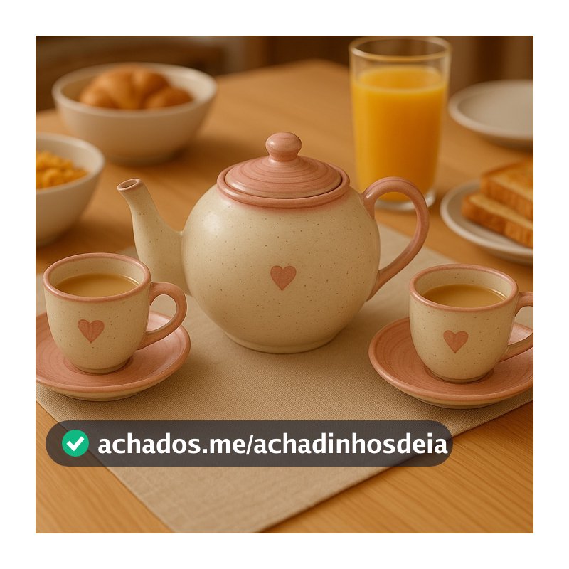 Bule Caneca Xícara Chá Café Chaleira Kit Personalizado