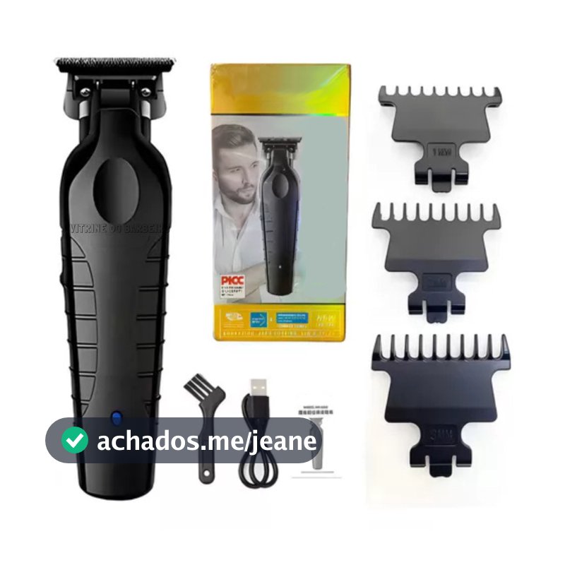 Máquina De Acabamento Profissional Sem Fio Bivolt Barbearia!