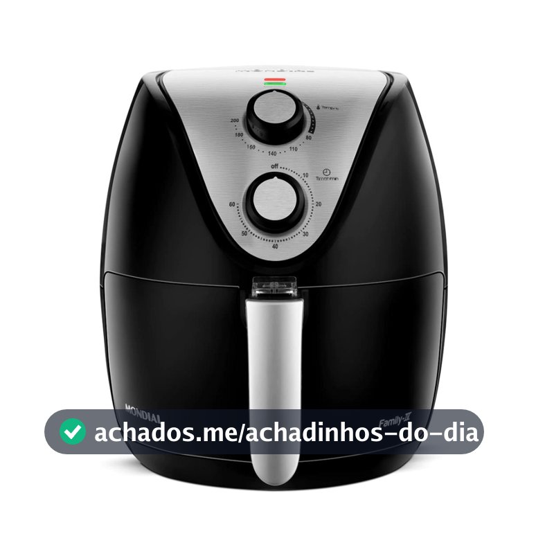 Fritadeira Sem Óleo Air Fryer AF-30 Family IV 3,5 Litros Mondial